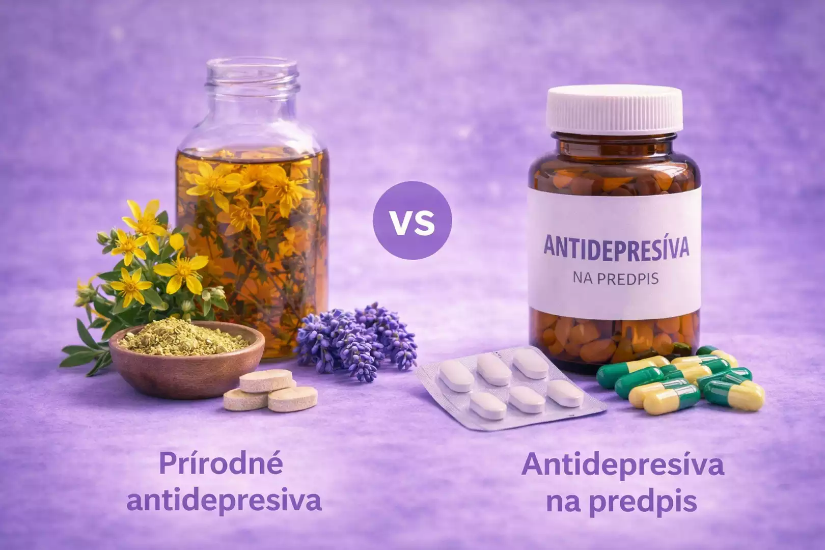 prírodné a voľnopredajné antidepresíva 
