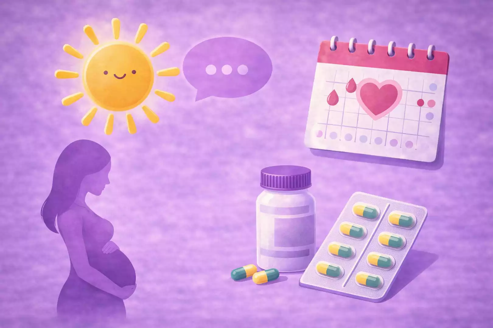 antidepresíva a tehotenstvo, slnko, iné lieky, menštruácia